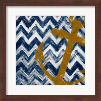 Nautical Chevron I Fine Art Print