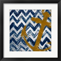 Nautical Chevron I Fine Art Print
