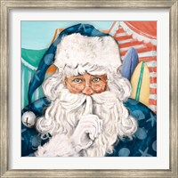 Coastal Secret Santa Fine Art Print