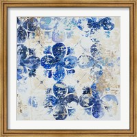 Blue Quatrefoil I Fine Art Print