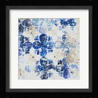 Blue Quatrefoil I Fine Art Print