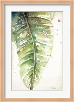 Watercolor Plantain Leaves I Fine Art Print