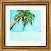 Beach Palm Blue II Fine Art Print