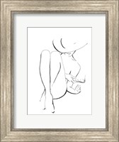 Nude Holding Glasses Fine Art Print