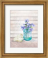 Fresh Flowers And Shells II Fine Art Print