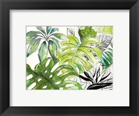 Green Palms Selva I Fine Art Print