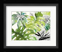 Green Palms Selva I Framed Print