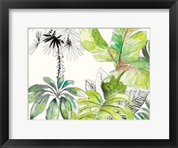 Green Palms Selva II Framed Print