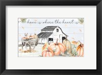 Pumpkin Barn Fine Art Print