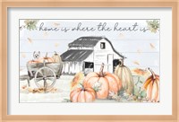 Pumpkin Barn Fine Art Print