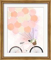 Bike Ride With Balloons Fine Art Print
