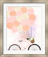 Bike Ride With Balloons Fine Art Print