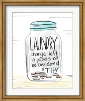 Laundry Tip Jar Fine Art Print