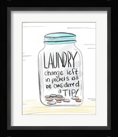 Laundry Tip Jar Fine Art Print