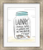 Laundry Tip Jar Fine Art Print