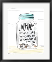 Laundry Tip Jar Fine Art Print
