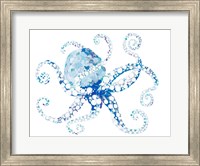 Azul Dotted Octopus I Fine Art Print