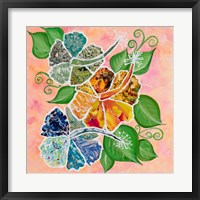 Hibiscus Bouquet Collage Fine Art Print