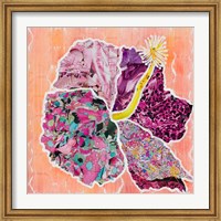 Hibiscus Flower Collage Fine Art Print