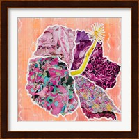 Hibiscus Flower Collage Fine Art Print