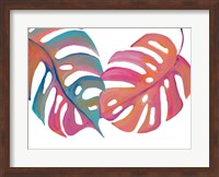 Colorful Palm Leaves III Fine Art Print