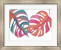 Colorful Palm Leaves III Fine Art Print