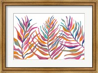 Colorful Palm Leaves IV Fine Art Print