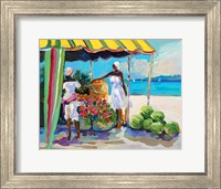 Tropical Fruit Stand Fine Art Print