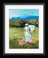 Lady Painting Fine Art Print