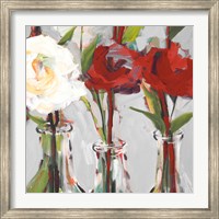 Red Romantic Blossoms I Fine Art Print