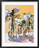 Three Flower Vases Fine Art Print