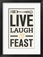 Live Laugh Fine Art Print