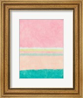 Rectangle Beach Blocks of Color I Fine Art Print