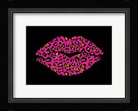 Pink Leopard Lips Fine Art Print