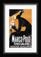 Marco Polo Tea Room 1905 Framed Print