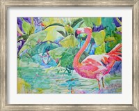 Flaming Flamingo Fine Art Print