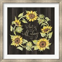 What's Meant to Be Wreath Fine Art Print