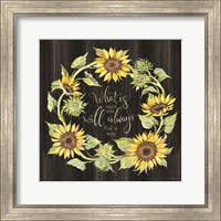 What's Meant to Be Wreath Fine Art Print