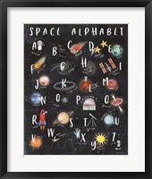 Space Alphabet Fine Art Print