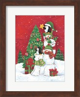 Putting the Star on the Christmas Tree Fine Art Print