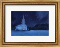 Starry Night Church Fine Art Print