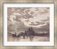 Moonlight Over Venice 1 Fine Art Print