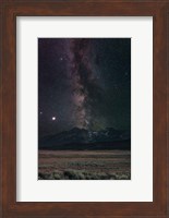 Milky Way in Sawtooth Mountains Fine Art Print