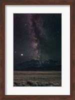Milky Way in Sawtooth Mountains Fine Art Print