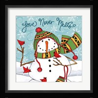 Snowplace Like Home V Framed Print