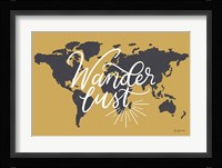 Mapped Out IV Framed Print