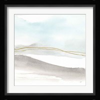 Gold Horizon I Framed Print