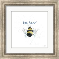 Bee Harmony VII White Fine Art Print