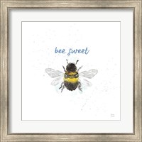 Bee Harmony VI White Fine Art Print
