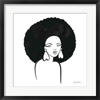 Afro Girl I Framed Print